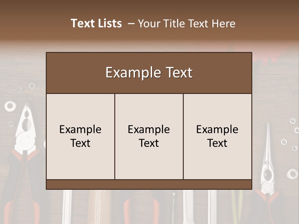 Horizontal Dad Gerber PowerPoint Template