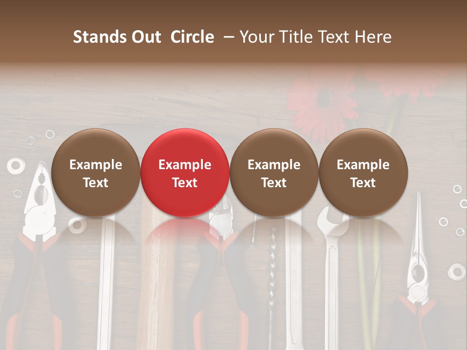 Horizontal Dad Gerber PowerPoint Template