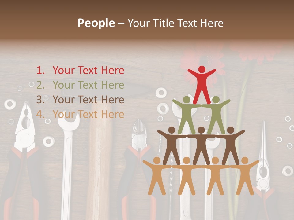 Horizontal Dad Gerber PowerPoint Template