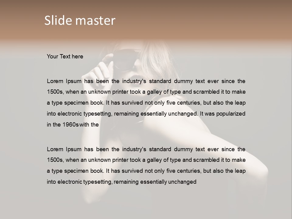 Revival Style Femininity PowerPoint Template