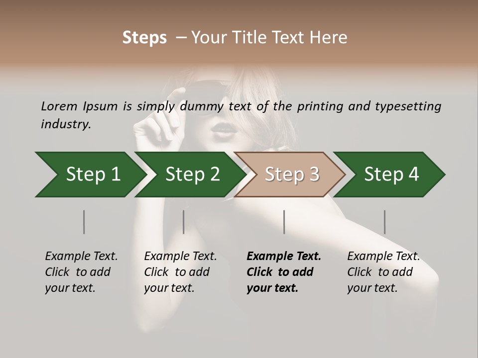 Revival Style Femininity PowerPoint Template