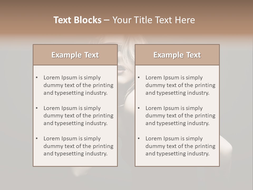 Revival Style Femininity PowerPoint Template