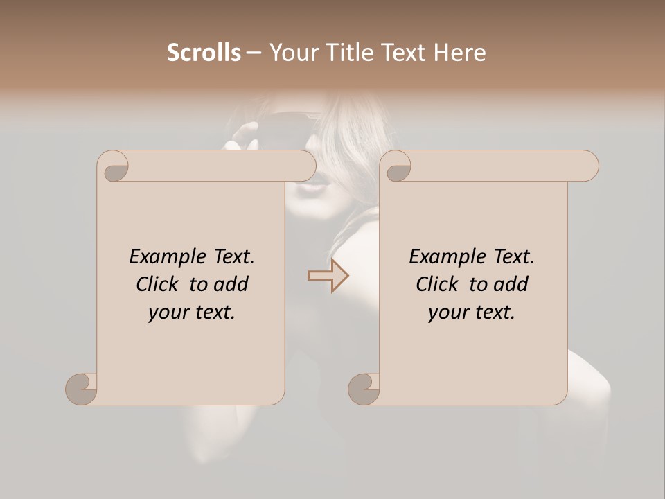 Revival Style Femininity PowerPoint Template