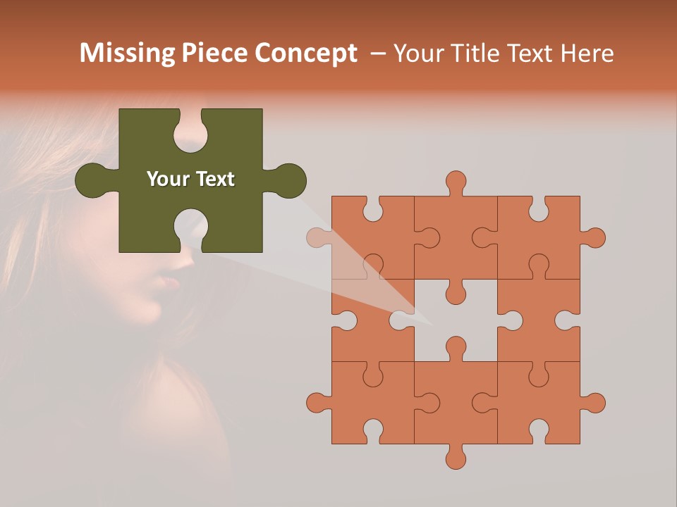 Seductive Human Pretty PowerPoint Template