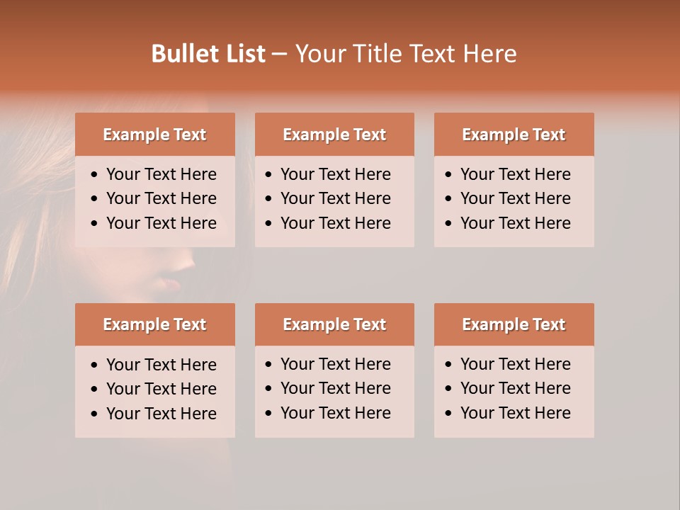 Seductive Human Pretty PowerPoint Template