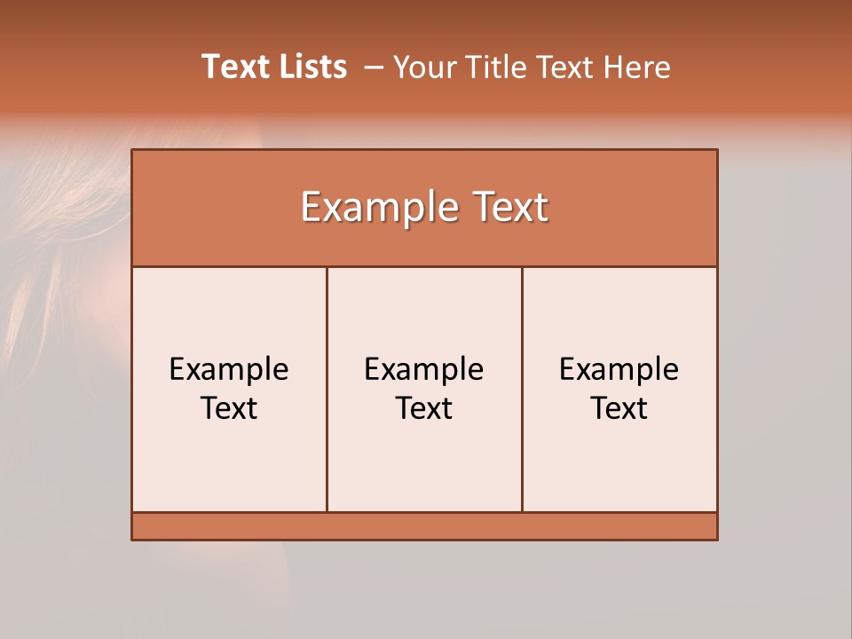 Seductive Human Pretty PowerPoint Template