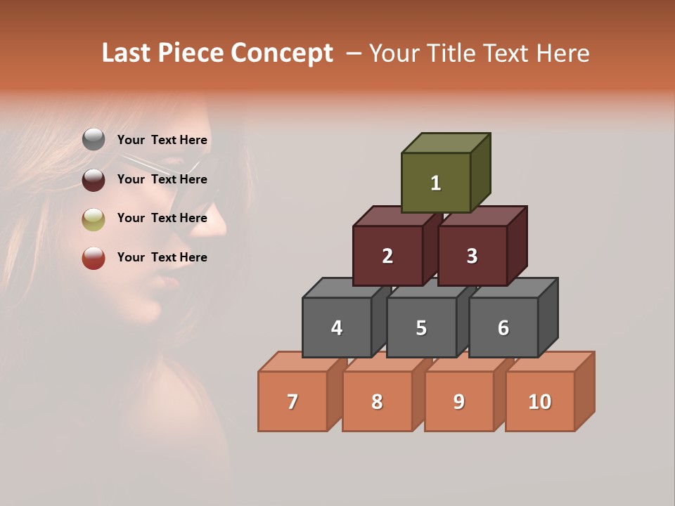 Seductive Human Pretty PowerPoint Template