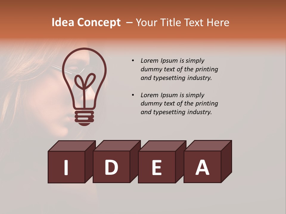 Seductive Human Pretty PowerPoint Template