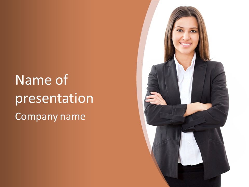 Collar Alone One PowerPoint Template