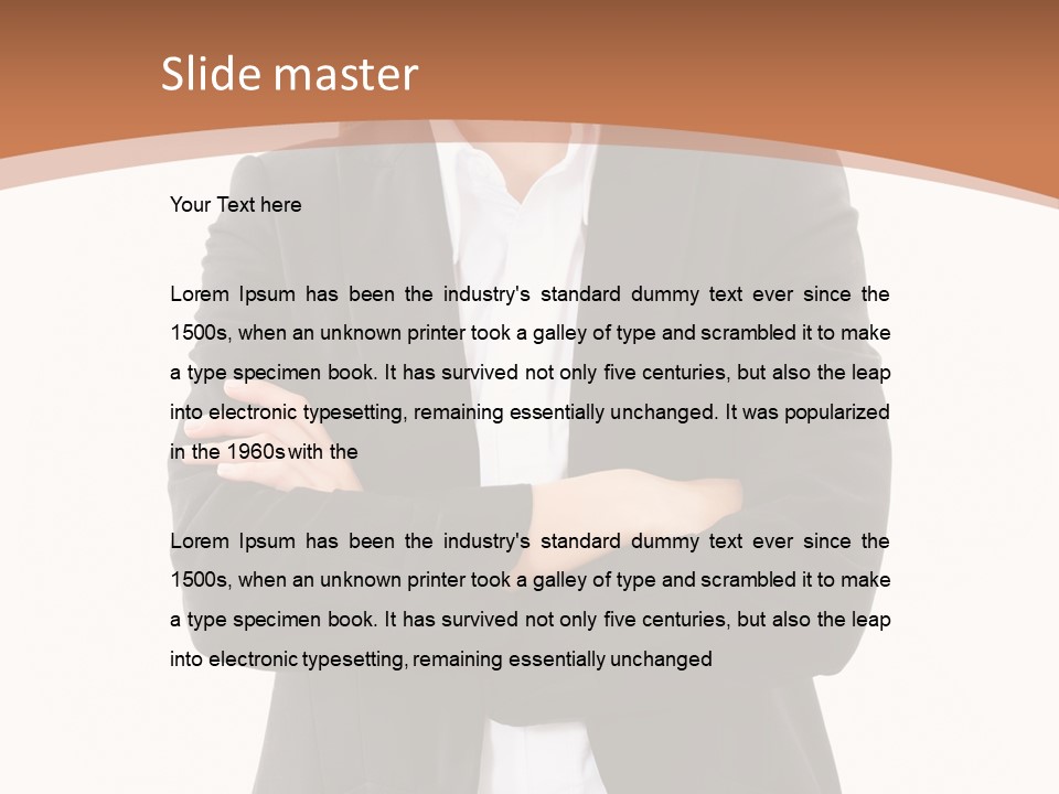 Collar Alone One PowerPoint Template