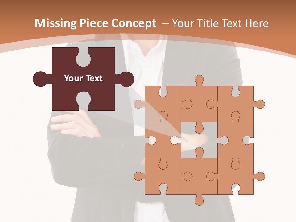 Collar Alone One PowerPoint Template