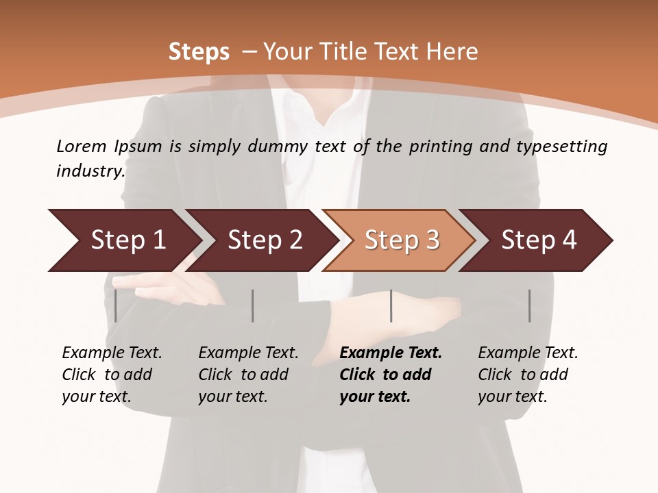Collar Alone One PowerPoint Template