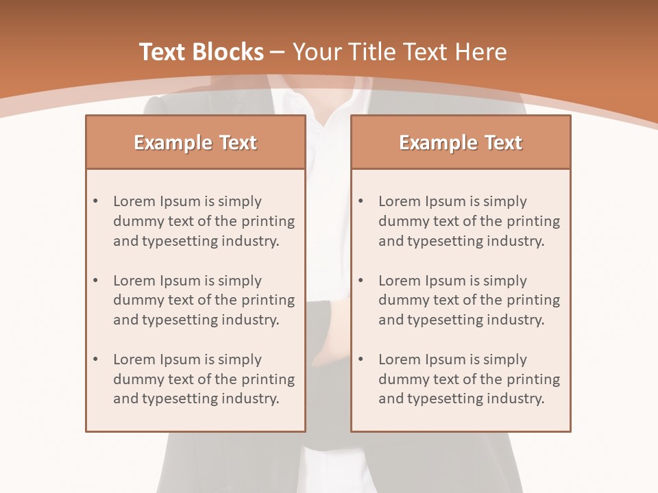 Collar Alone One PowerPoint Template