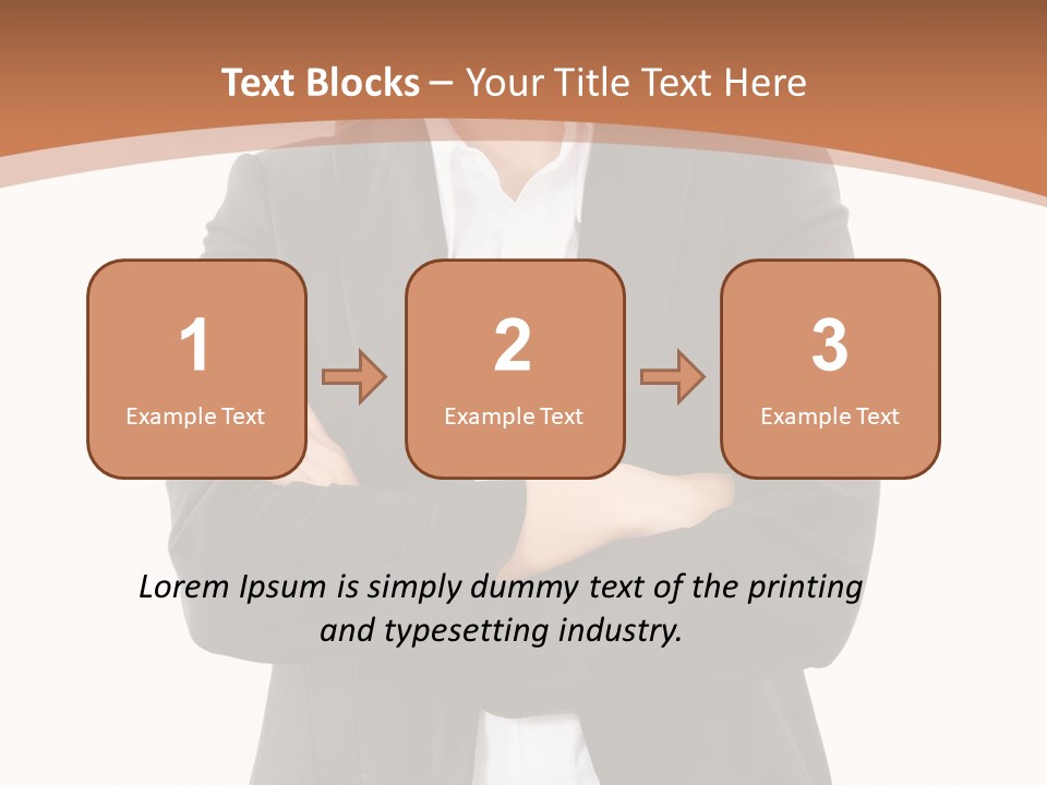 Collar Alone One PowerPoint Template