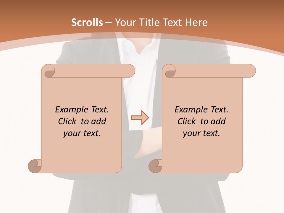 Collar Alone One PowerPoint Template