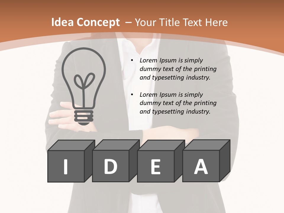 Collar Alone One PowerPoint Template