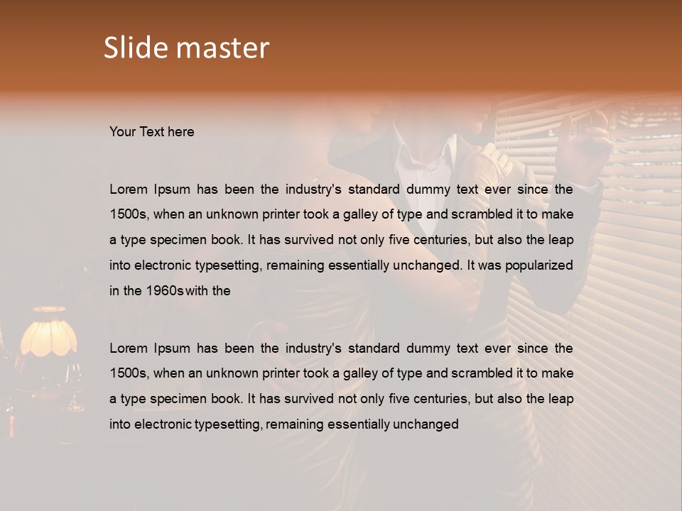 Boss Couple Fashion PowerPoint Template