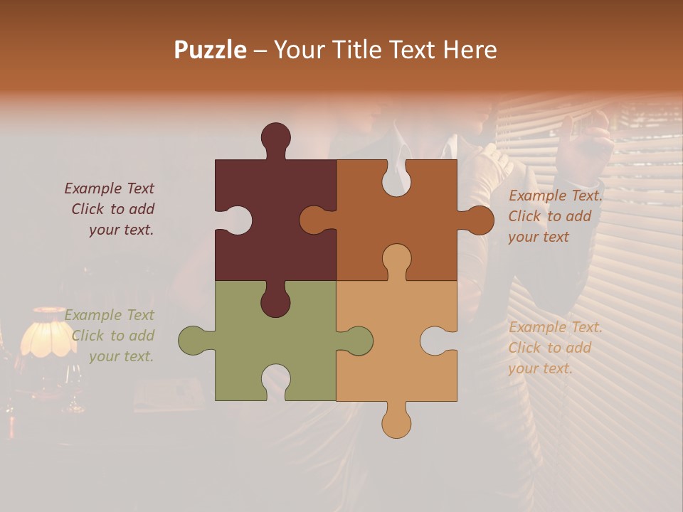 Boss Couple Fashion PowerPoint Template