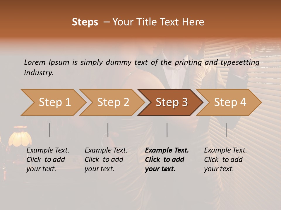 Boss Couple Fashion PowerPoint Template