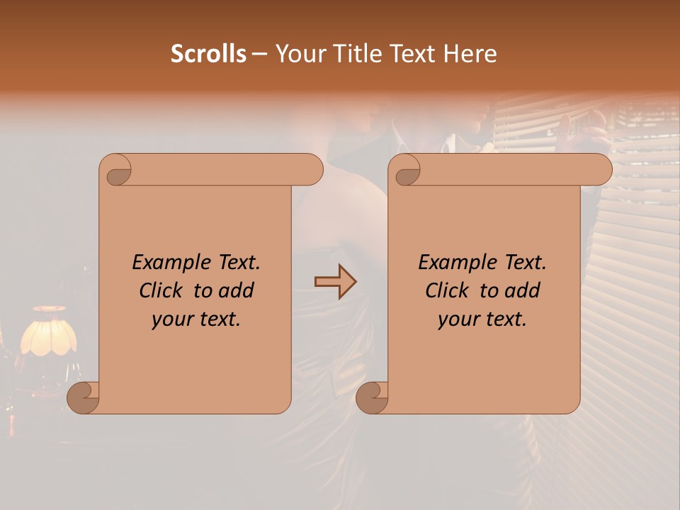 Boss Couple Fashion PowerPoint Template