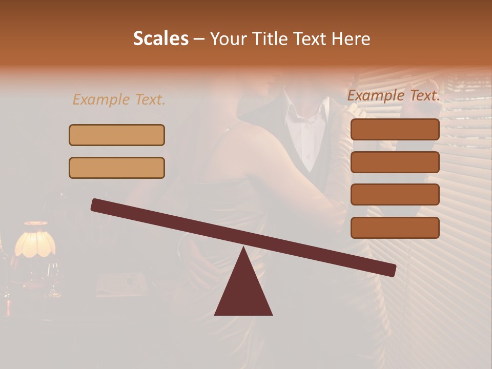 Boss Couple Fashion PowerPoint Template