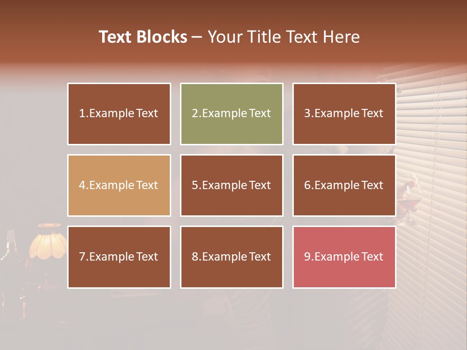 Whiskey Cigar Lovers PowerPoint Template