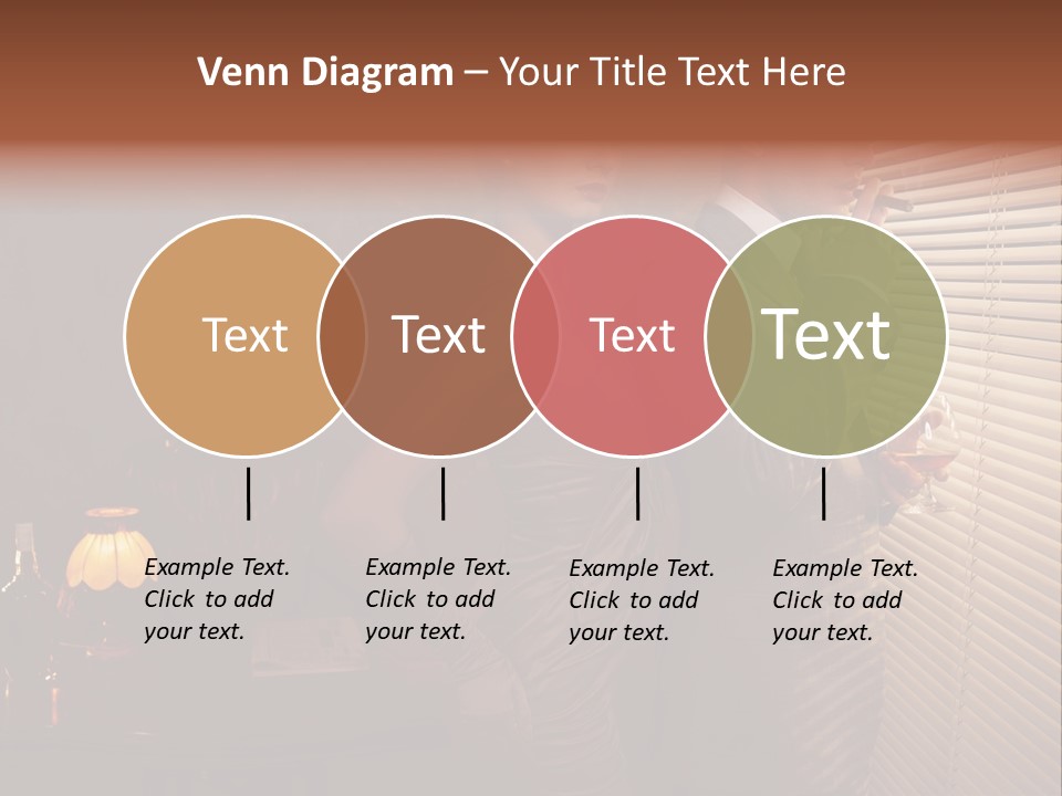 Whiskey Cigar Lovers PowerPoint Template