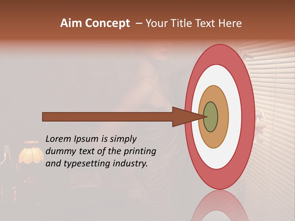 Whiskey Cigar Lovers PowerPoint Template