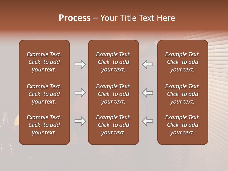 Whiskey Cigar Lovers PowerPoint Template