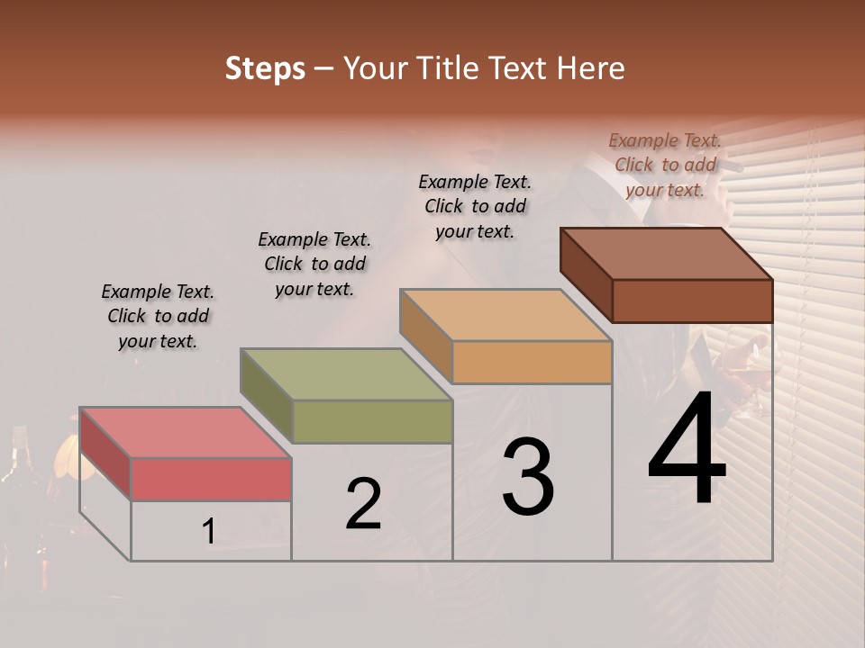 Whiskey Cigar Lovers PowerPoint Template