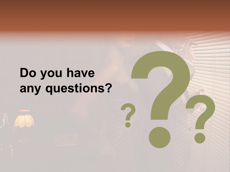 Whiskey Cigar Lovers PowerPoint Template