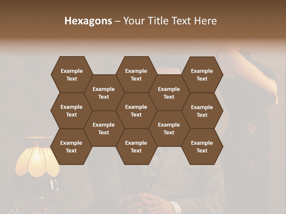 Luxury Mad Men Woman PowerPoint Template