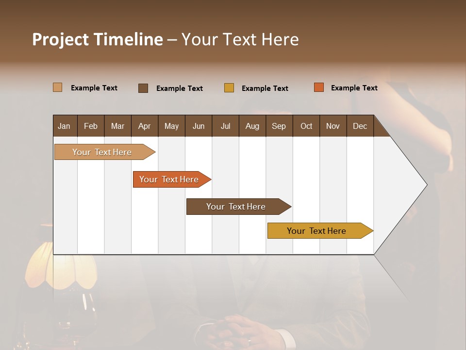 Luxury Mad Men Woman PowerPoint Template