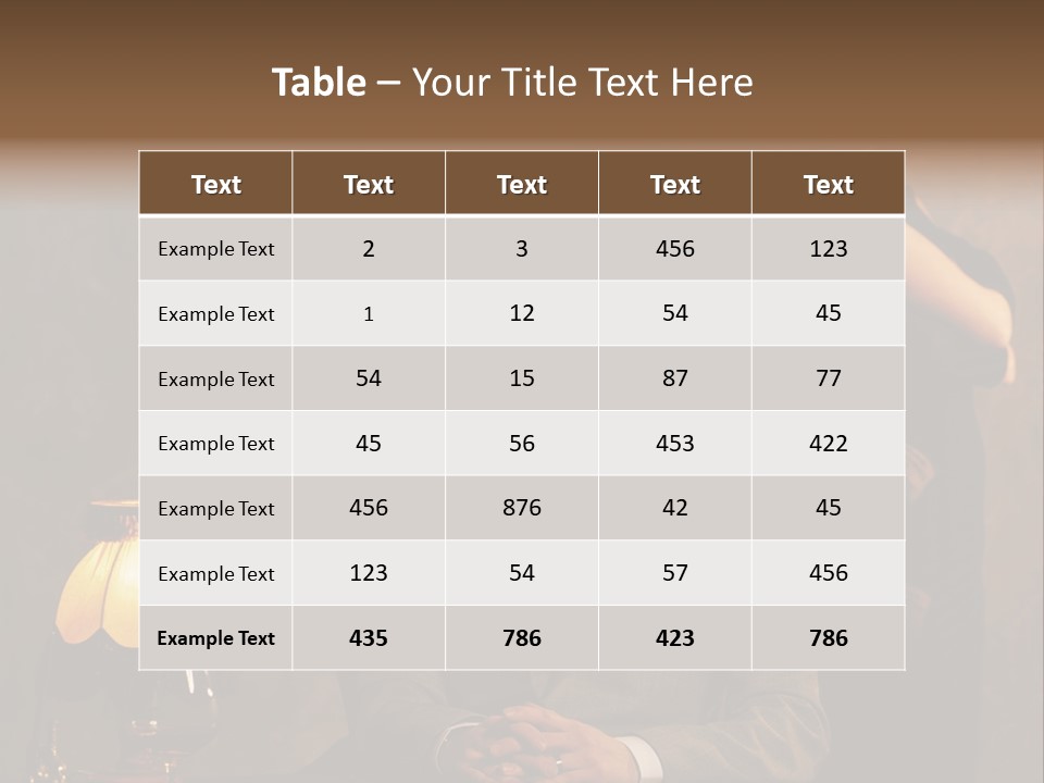 Luxury Mad Men Woman PowerPoint Template