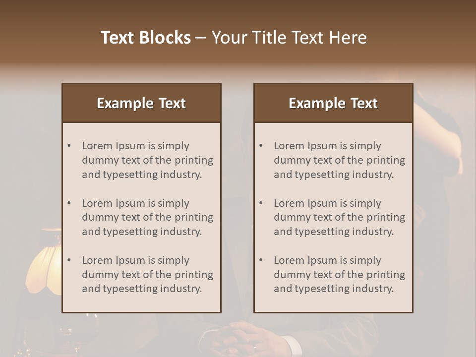 Luxury Mad Men Woman PowerPoint Template