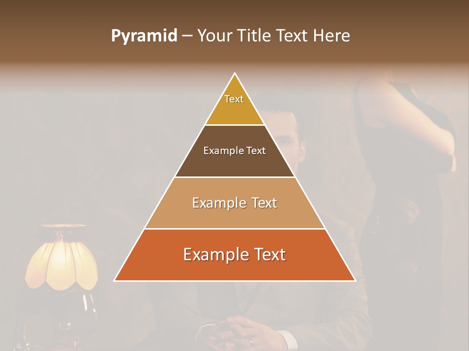 Luxury Mad Men Woman PowerPoint Template