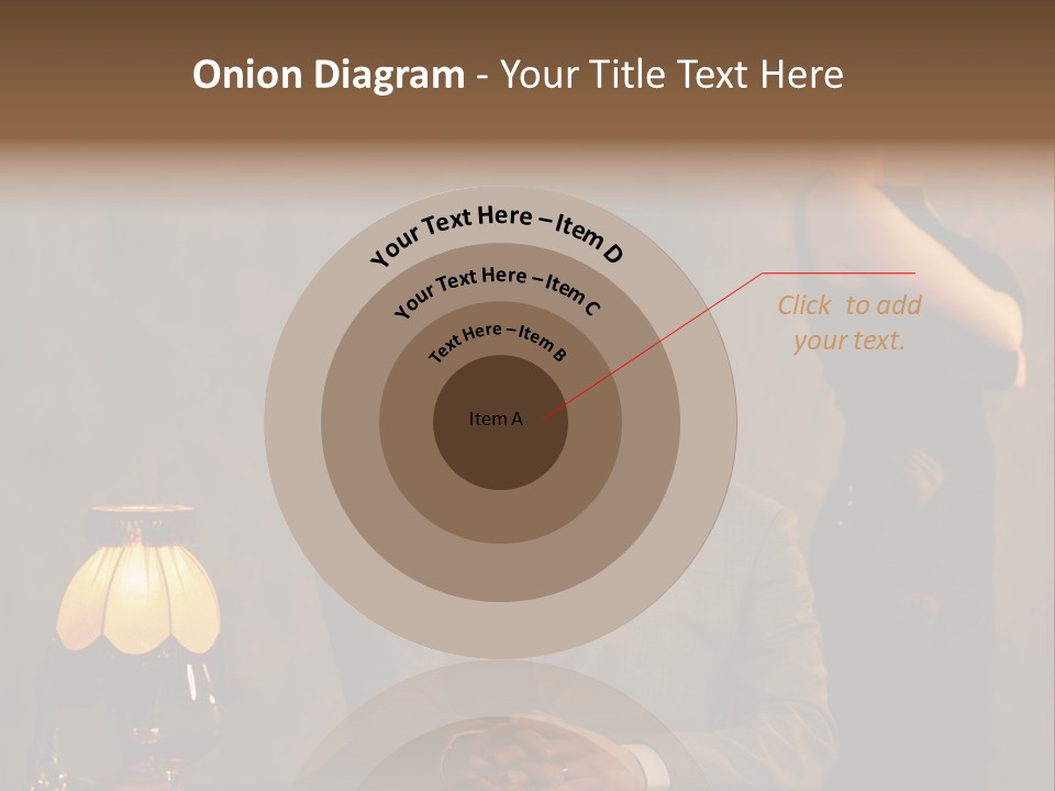 Luxury Mad Men Woman PowerPoint Template