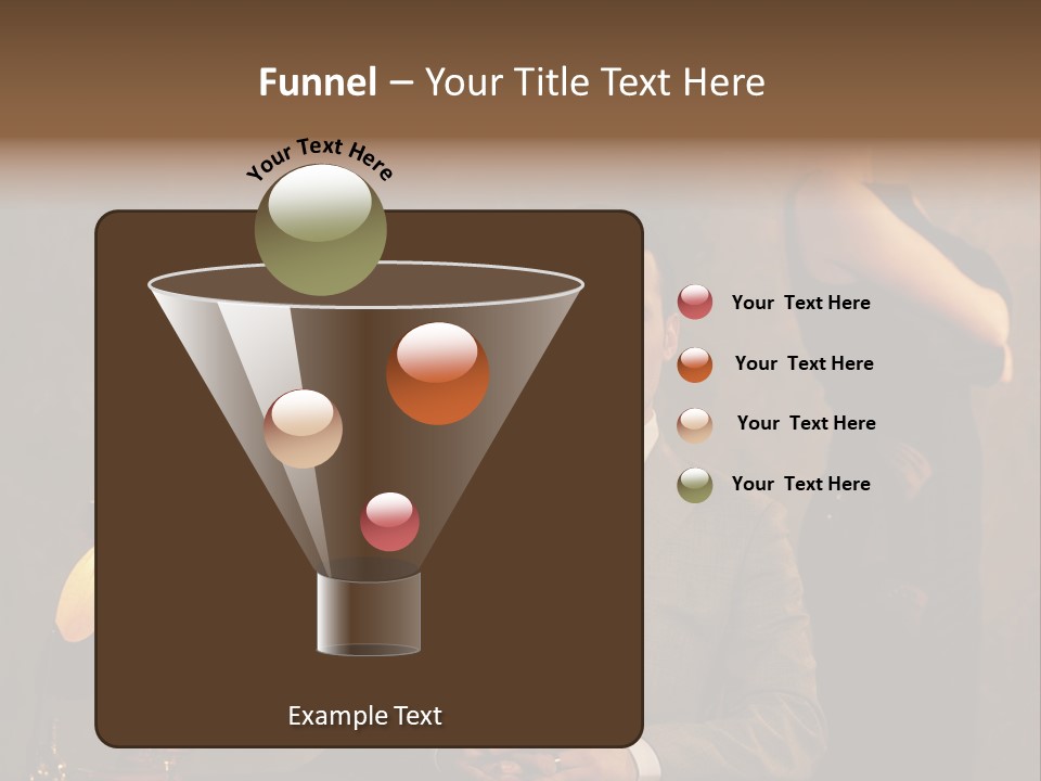 Luxury Mad Men Woman PowerPoint Template