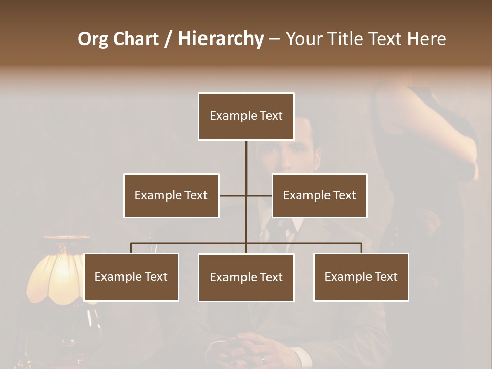 Luxury Mad Men Woman PowerPoint Template