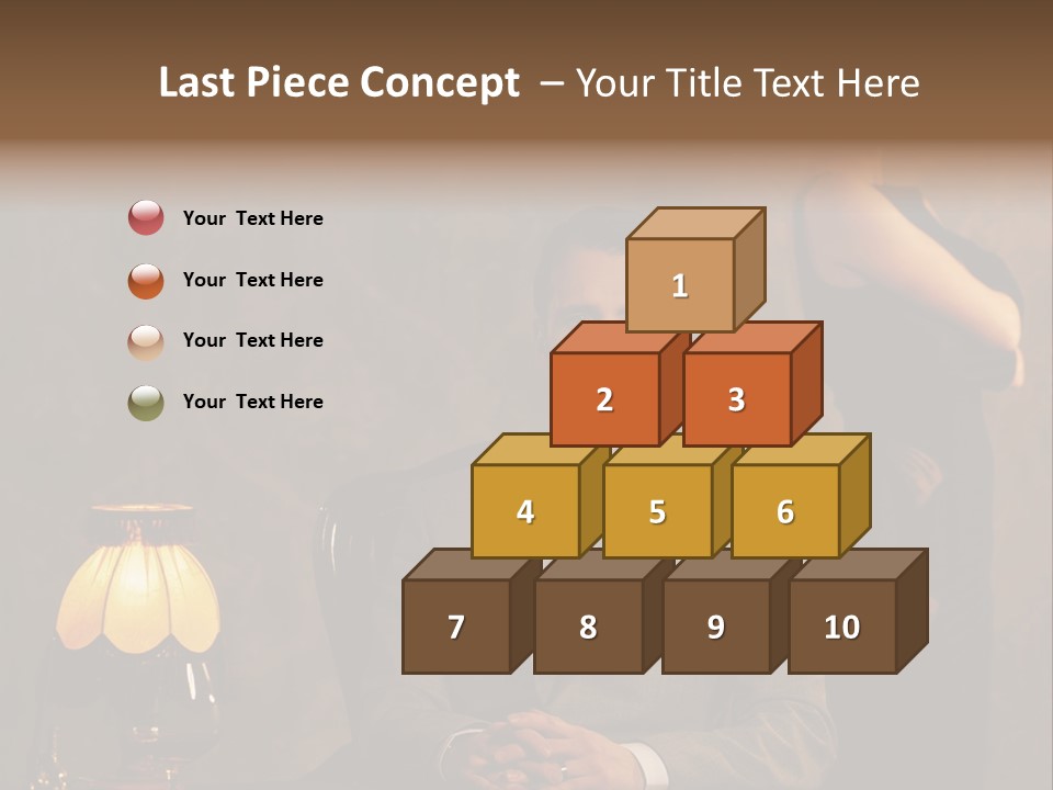 Luxury Mad Men Woman PowerPoint Template