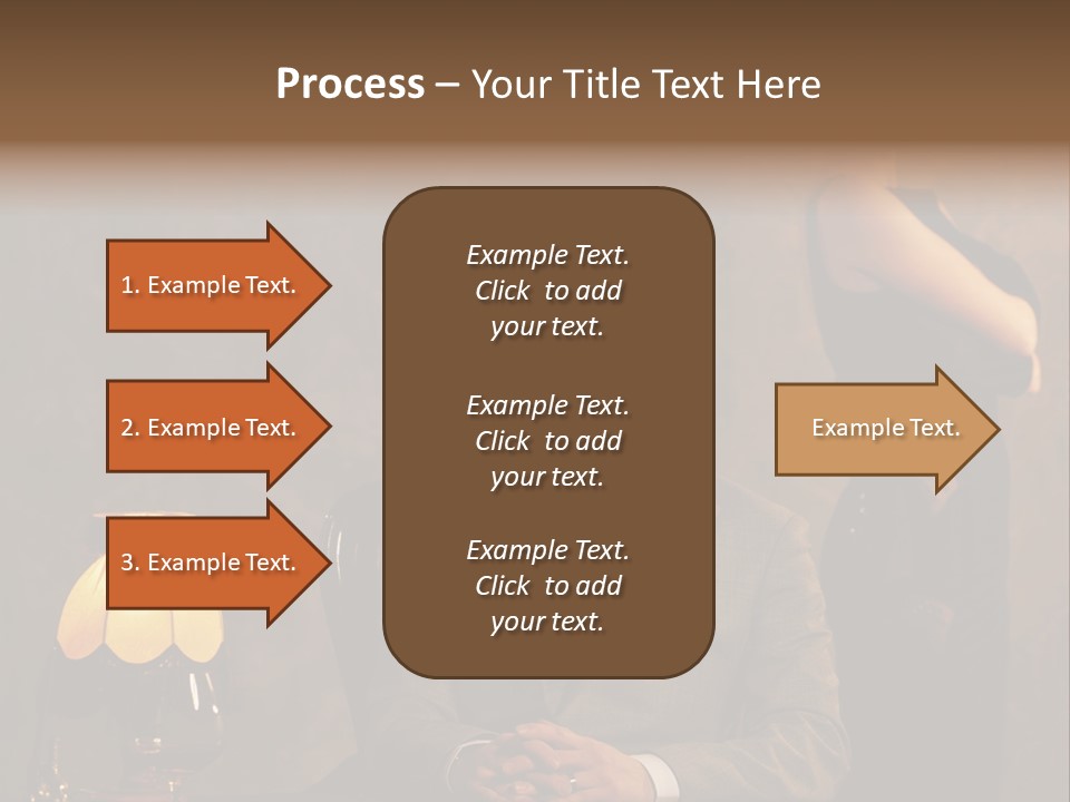 Luxury Mad Men Woman PowerPoint Template