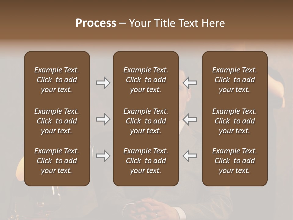 Luxury Mad Men Woman PowerPoint Template