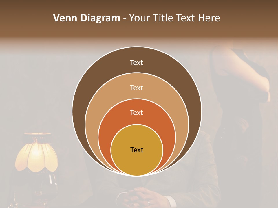 Luxury Mad Men Woman PowerPoint Template