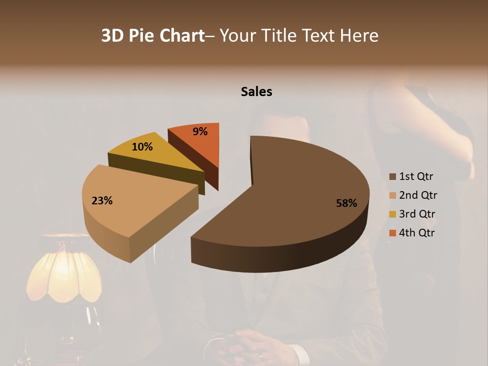 Luxury Mad Men Woman PowerPoint Template