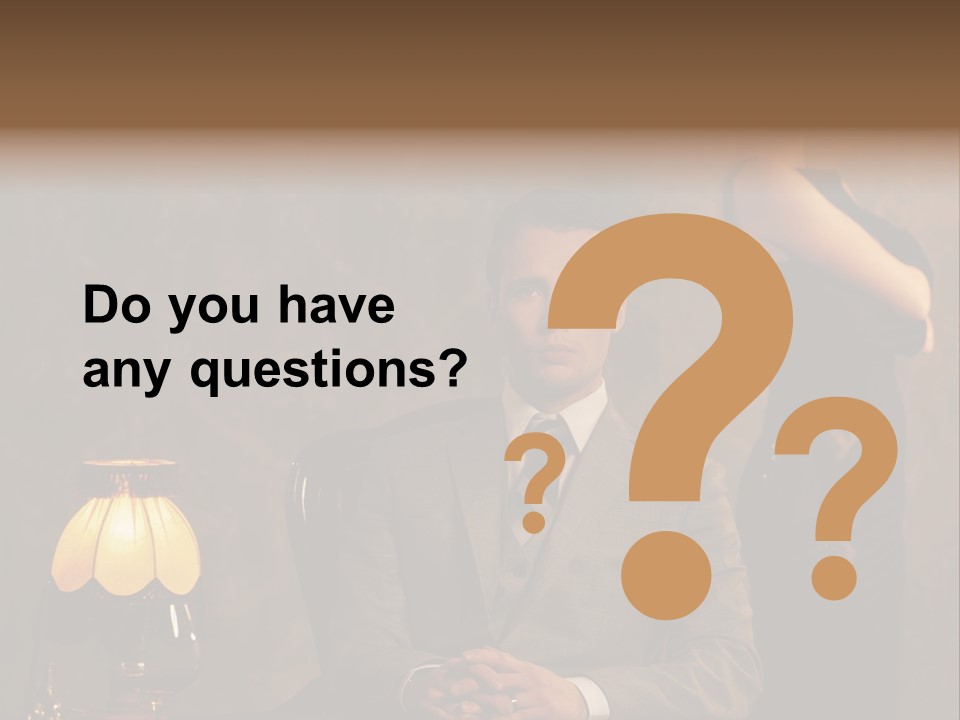 Luxury Mad Men Woman PowerPoint Template