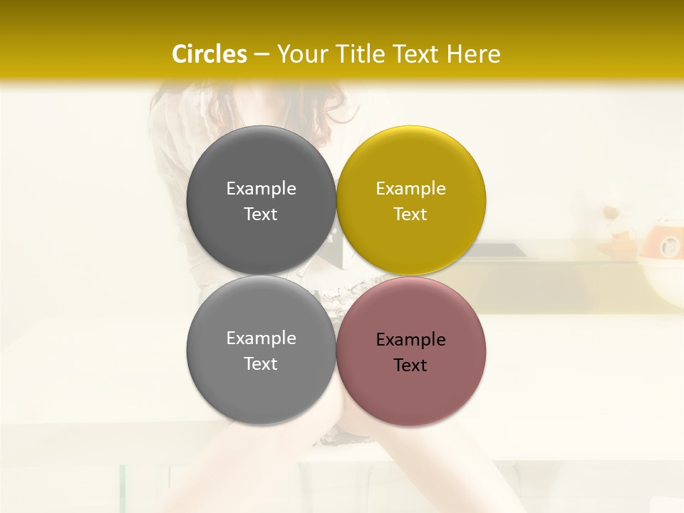 Mixer Woman High Heel PowerPoint Template