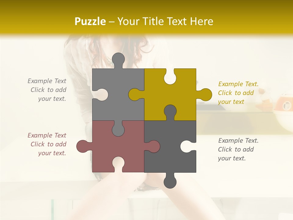 Mixer Woman High Heel PowerPoint Template