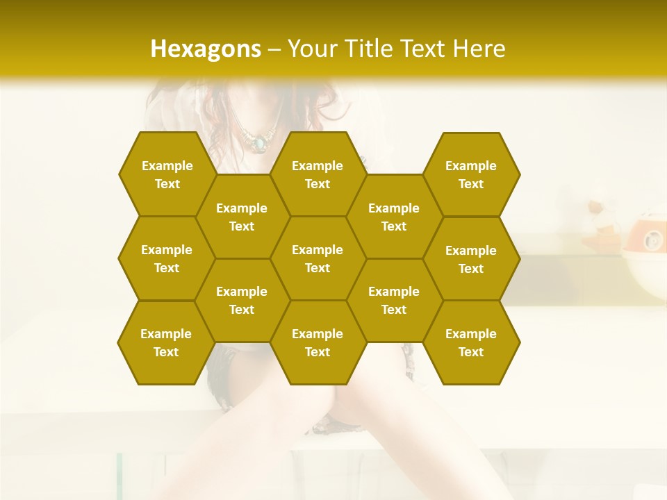 Mixer Woman High Heel PowerPoint Template