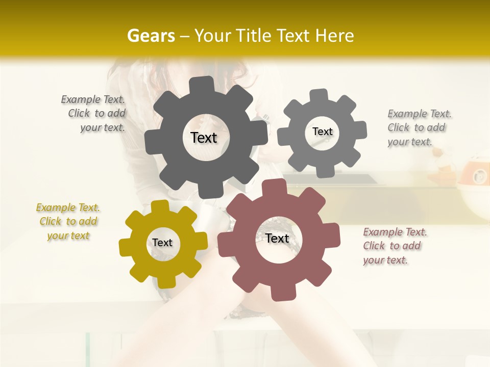 Mixer Woman High Heel PowerPoint Template