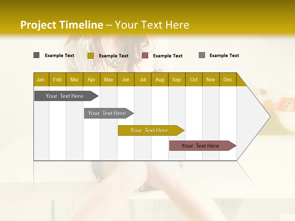 Mixer Woman High Heel PowerPoint Template